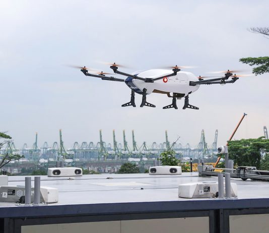 drone de transport urbain