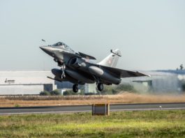 Rafale indien au départ de Mérignac.